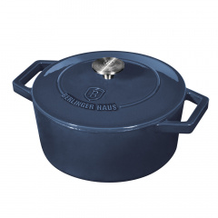 Каструля чавунна 20 см 2,75 л Berlinger Haus Aquamarine Collection (BH-6521) Ізюм