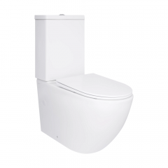 Унитаз напольный Qtap Jay 840х640 безободковый, белый (QT07222175TW) Ирпень