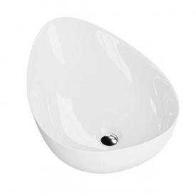 Умывальник Lavita Almond 58x41 накладной, белый глянцевый (5900378335429)