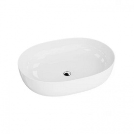 Умывальник накладной Lavita Blas 595x430 овальный, белый глянцевый (5900378334309)