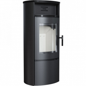 Печь-камин на дровах Kratki FALCON 9 W 10 кВт сталь, напольный (Ø150)