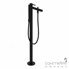 Смеситель для ванны напольный Hansgrohe Zesis S 74445670 матовый черный