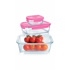 Набір контейнерів із сумкою LUMINARC PURE BOX ACTIVE, 3 шт. (6529086) Київ