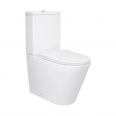 Унитаз напольный Qtap Presto Quadro 790х650 безободковый, белый (QT24221215AW)