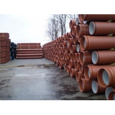 Гофрированная дренажная труба ПП SN8 200 мм 6 м градус перфорации 120 -360