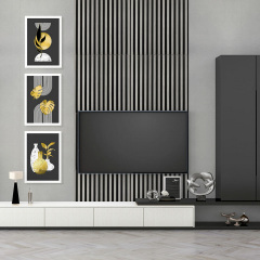 Панель-рейка Sticker Wall 665x665x5 мм Чорно-сірий (D) SW-00002532 Київ