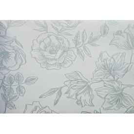 Обои на бумажной основе простые Шарм 128-02 Розы серые (0,53х10м.)