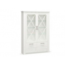 Пенал-витрина Мебель Сервис Джорджия 2Д2В андерсон пайн