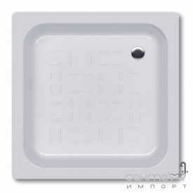 Квадратный стальной душевой поддон KollerPool 900x900 1733640102 белый