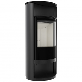 Печь-камин на дровах Kratki PRO RUNA 8 кВт сталь, напольный (Ø150)