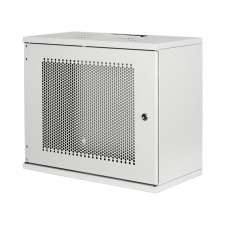 Комутаційна шафа Digitus Soho 19" 9U 540x400 мм металеві двері сіра (DN-19-09U-S-PD)