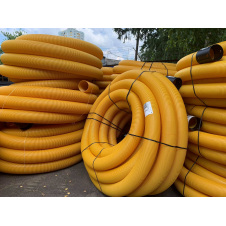 Дренажная труба в бухтах ПВХ 160-200мм (Pipelife)