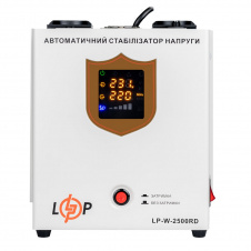 Стабилизатор напряжения LogicPower LP-W-2500RD 1500 Вт 7-ми ступенчатый, релейный (6900103500015)
