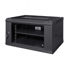 Комутаційна шафа NVC-6U/600x450x350 Black (25-00067) Вольнянск