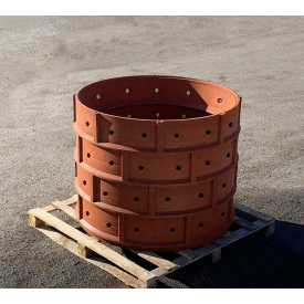 Дно колодязя ревізійного оглядового 1000 мм днище полімерного колодязя для каналізації