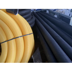 Дренажна труба з фільтром (в геотекстилі) 110 мм