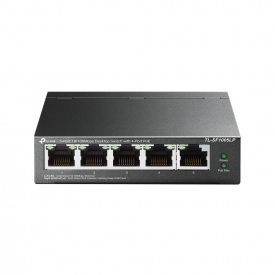Комутатор TP-Link TL-SF1005LP 5x1FE (4xPoE), 41Вт