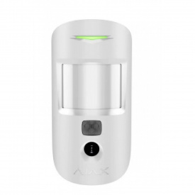 Датчик руху бездротовий з підтримкою фотоверифікації Ajax MotionCam S (PhOD) Jeweller (8PD) white білий