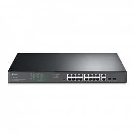 Комутатор TP-Link TL-SG1218MPE 16xGE (16xPoE), 2xSFP, 250Вт, Websmart