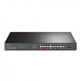 Комутатор TP-Link TL-SL1218P 16xFE (16xPoE), 1xSFP, 150Вт