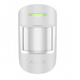 Датчик руху бездротовий з мікрохвильовим сенсором Ajax MotionProtect S Plus (8PD) white білий