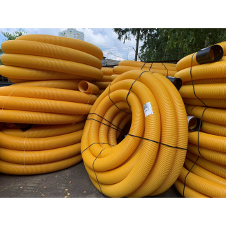Дренажна труба в бухтах ПВХ 160-200мм (Pipelife)