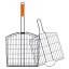 Залізна решітка з антипригарним покриттям для гриля 30.5x32x5.5см Kamille KL225198 Буча
