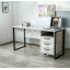 Стол письменный Tobi Sho LOFT Iceberg СПЛА/3 прямой с ящиками, столешница 36 мм, 1200х600х765 Дуб крафт белый Костополь