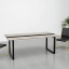 Стіл для переговорів Tobi Sho LOFT Iceberg КСЛА/1/36 стільниця 36 мм, 2100х1100х765 Дуб крафт білий Королево
