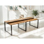 Стол для переговоров Tobi Sho LOFT Gold КСЛГ/2/36 столешница 36 мм, 2700х1100х765 Дуб аппалачи Ужгород