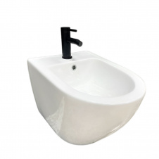 Биде подвесное VBI CAPRI WHITE 490x365 полукруглое, белый