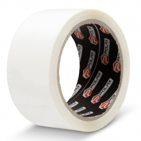 Клейка стрічка Polax скотч пакувальний, білий 45мм х 60м (101-189)
