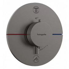Термостат для душа Hansgrohe ShowerSelect латунь, черный матовый (15553340)
