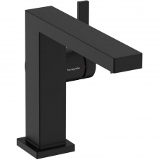 Смеситель для умывальника Hansgrohe Tecturis однорычажный, черный матовый (73021670)