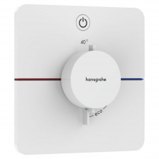 Термостат для душа Hansgrohe ShowerSelect латунь, белый матовый (15581700)