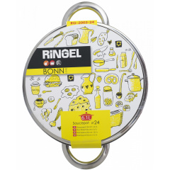 Каструля RINGEL Bonn (6.1 л) 24 см (6355913) Вишневе