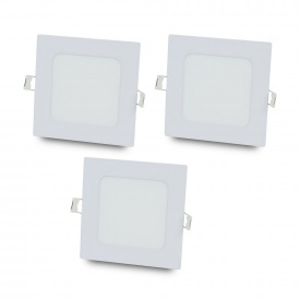 Комплект світильників світлодіодних Lightwell LW-SQ-RCD-9 9 W 3 шт