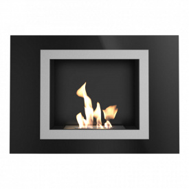 Биокамин Kratki OSCAR стальной, без стекла, черный (OSCAR/CZARNY/TUV)