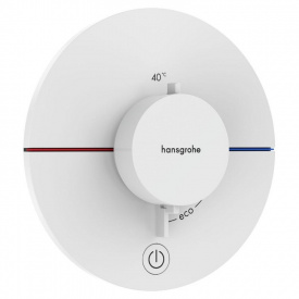 Термостат для душа Hansgrohe ShowerSelect латунь, белый матовый (15562700)