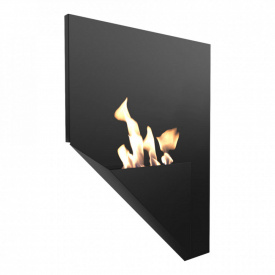 Биокамин Kratki PAPA стальной, без стекла, черный (PAPA/TUV)