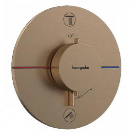Термостат для душа Hansgrohe ShowerSelect латунь, бронза матовая (15553140)