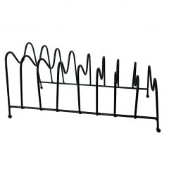 Подставка-органайзер для крышек 40х18 см черный 1030 Покровск
