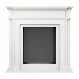 Биокамин Kratki LEGIONIS стальной, без стекла, белый (LEGIONIS/TUV)