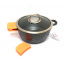 Каструля Bohmann 5 літрів з мармуровим покриттям BH-7350-26 Веселе