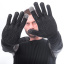 Рукавички із мериносу Sensor Merino SU51M-Black S/M Чорний Луцьк