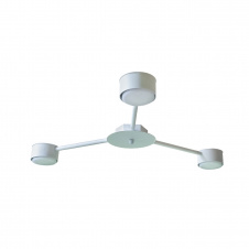 Люстра стельова MSK Electric Copter 3 плафони GX53 NL 8040-3 WH Білий 618701