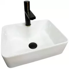 Умывальник накладной VBI Forli S 405x310 прямоугольный, белый (VBI-011101) Львів