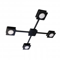 Люстра потолочная MSK Electric Space 4 плафона GX53 Черный NL 12040-4 BK Херсон