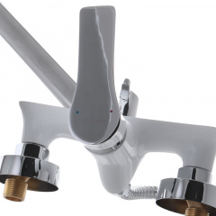Змішувач для ванни Mixxus Premium Eva 006 Euro Білий (MI5813) Дніпро