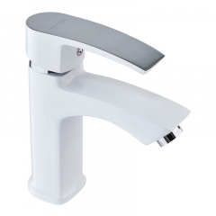 Змішувач для умивальника Mixxus Magnum 001 White-Chrome (MI6201) Запоріжжя